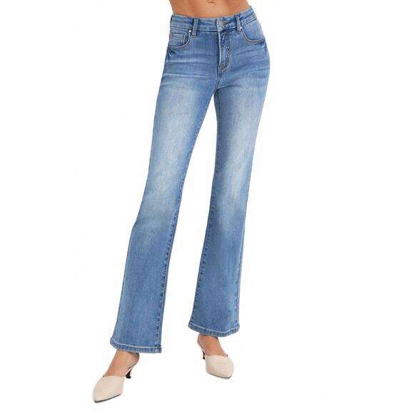 RISEN Denim - NEW RISEN nora mid-rise bootcut jean in medium wash